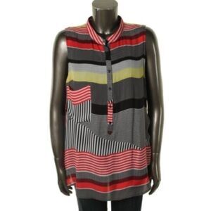 BB Dakota Multicolored Striped Sleeveless Top Size XS